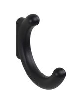 Wieszak na ubrania pojedyńczy Schwinn 2083 Rozstaw w mm - 32, Kolor pokrycia - Czarny struktura