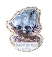 magnes na lodówkę  statek     9 x 7 cm  -  nr.107