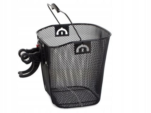DUŻY KOSZ NA ROWER METALOWY KOSZYK ROWEROWY CLICK NA KIEROWNICĘ na Arena.pl