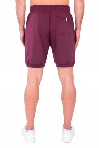 Spodenki męskie bordowe JAVIER Rozmiar - L na Arena.pl