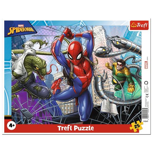 PUZZLE Ramkowe 25 Odwazny Spiderman 31347 na Arena.pl