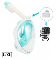 MASKA DO NURKOWANIA PEŁNOTWARZOWA- FAJKA z uchwytem na kamerę GoPro L/XL