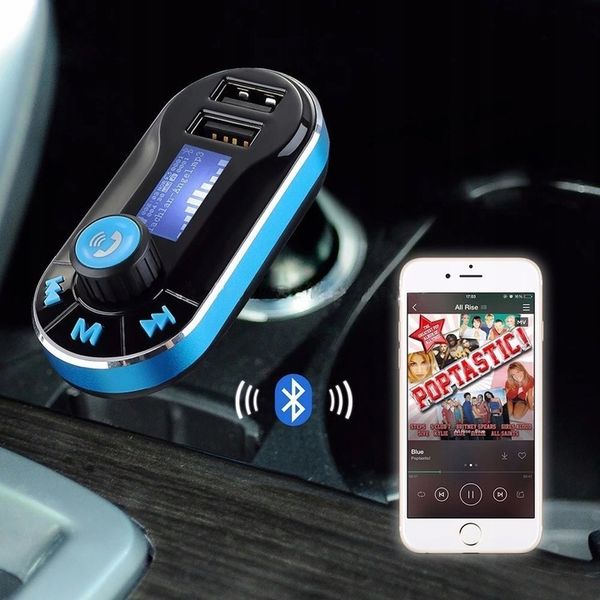 TRANSMITER SAMOCHODOWY FM USB Bluetooth SD AUX zdjęcie 4