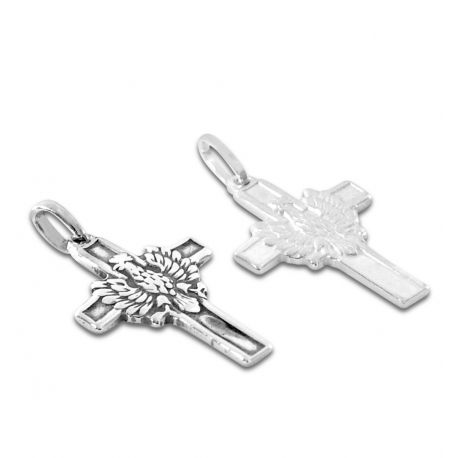 SREBRNY KRZYŻ Z ORŁEM PRÓBA SREBRA 925 GRAWER GRATIS! na Arena.pl