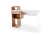 Designerskie biurko z półkami TINOC biały