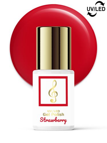 Lakier Hybrydowy Soak Off UV LED MoB Strawberry 7ml na Arena.pl