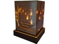 MAMA MAMIE SOLAR SOLARNY ZNICZ LAMPION KWT GIGANT 3D KRZYŻ ZŁOTO
