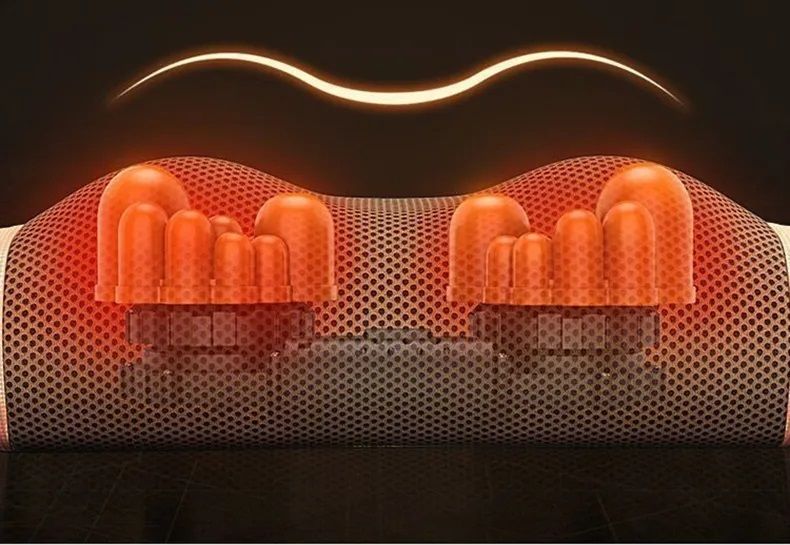 Poduszka masująca shiatsu masażer do karku pleców brzucha ud stóp zdjęcie 4