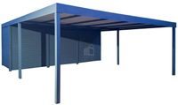 Carport PREMIUM z pomieszczeniem gospodarczym Wiata 7x5m ID1180
