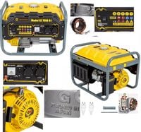 AGREGAT PRĄDOTWÓRCZY generator jednofazowy 5200W / 5,2kW 230V miedziane uzw