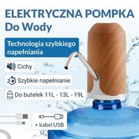 DOZOWNIK DO WODY ViO E5 Jasne Drewno BEZPRZEWODOWY DYSPENSER WODY DO BUTLI