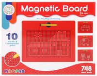 Tablica Magnetyczna MagPad z Kulkami Magnetycznymi Układanka + Szablony