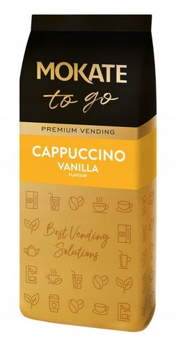 Cappuccino Waniliowe Mokate 1kg, napój kawowy, puszysta pianka, vending na Arena.pl