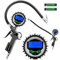 Pistolet do pompowania kół z manometrem cyfrowy wyświetlacz Humberg HM-260