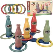 Gra Zręcznościowa Rzut Obręczą Butelki z Punktami