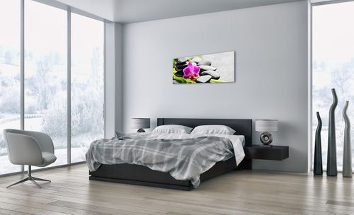 Obraz Na Płótnie - Storczyk Bambus  - 100X40 Cm - Ab100X40-2681 na Arena.pl