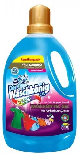 Niemiecki Der Waschkönig Color żel do prania 3,305 l na Arena.pl