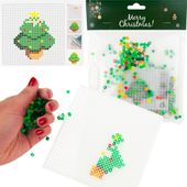 PUZZLE DIY PEGBOARD KORALIKI MOZAIKA PŁYTKA KORALIKOWA UKŁADANKA ŚWIĄTECZNA