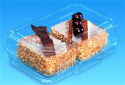 Pojemniki na ciasto opakowanie cukiernicze K404 50 szt na Arena.pl