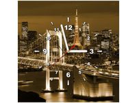 40X40CM ZEGAR RAINBOW BRIDGE TOKIO OBRAZ