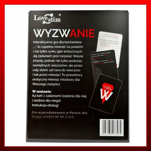 EROTYCZNA GRA DLA PAR Wyzwanie Interaktywne 30-dniowa Urozmaici Pożycie na Arena.pl