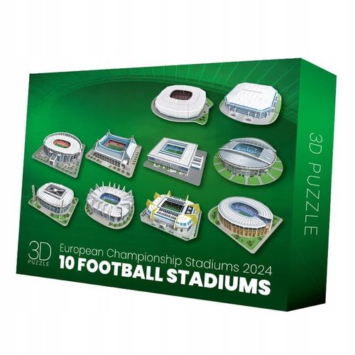Stadion piłkarski - EURO 2024 - Puzzle 3D 218 elementów na Arena.pl