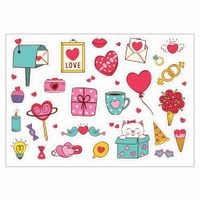 NAKLEJKI SAMOPRZYLEPNE KSIĘGA GOŚCI 1 33 szt