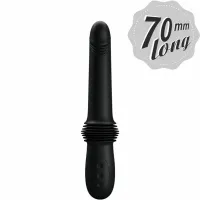 pretty love pazuzu czarny - wibrator intymny z 3 trybami pchnięcia