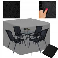 WODOODPORNY POKROWIEC NA MEBLE OGRODOWE 145x145x120 CM MOCNY