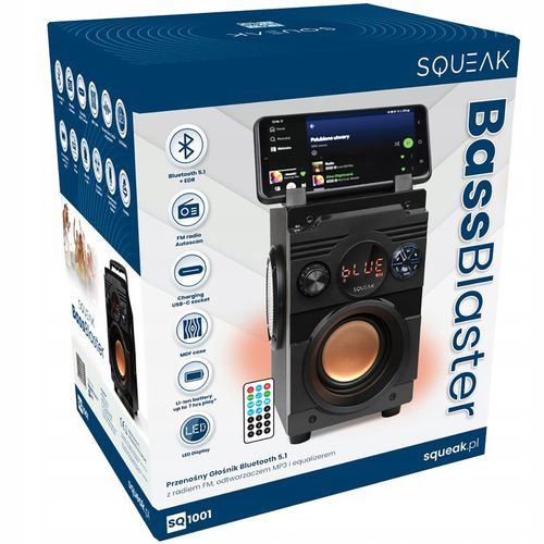 Głośnik SQUEAK BassBlaster BLUETOOTH 5.1 na Arena.pl