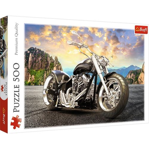 puzzle 500 czarny motocykl 37384 na Arena.pl