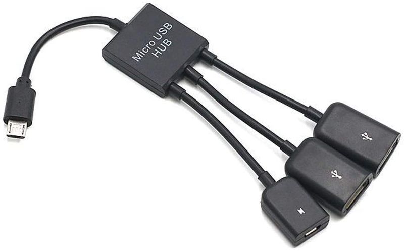 HUB 1x microUSB 2x USB tablet ANDROID OTG myszka zdjęcie 6