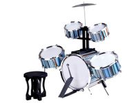 ZABAWKOWA PERKUSJA DLA DZIECI 5-BĘBNÓW AKCESORIA