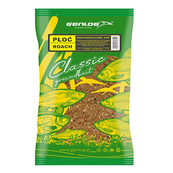 Genlog Classic Płoć - zanęta na ryby 1kg zdjęcie 1