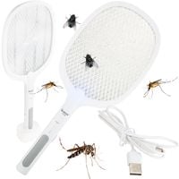 Elektryczna Łapka Na Muchy Osy Lampa Na Komary Paletka Owadobójcza Usb