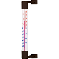 termometr zewnętrzny brązowy (-50°c do +50°c) 18cm 022207