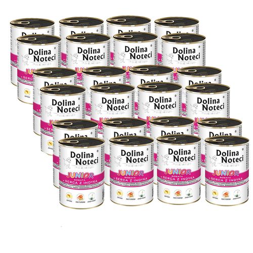 Dolina Noteci Junior bogata w serca z indyka 24 x 400 g na Arena.pl