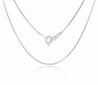 ŁAŃCUSZEK SREBRNY 925 LINKA ŻMIJKA WŁOSKA 38CM 0,7