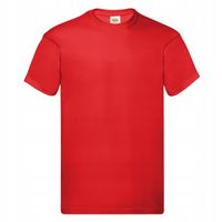 T-SHIRT KOSZULKA FRUIT OF THE LOOM red S