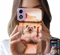 ETUI DO MOTOROLA MOTO E14 - Z NADRUKIEM SŁODKI JEŻYK PIGMEJSKI, CASE