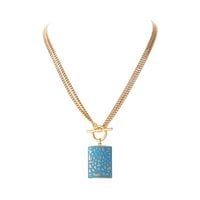 Naszyjnik z niebieską zawieszką z kolekcji Oceanique (C25/LAT/24AU)