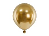 Balony glossy złote, 12 cm 50 szt.