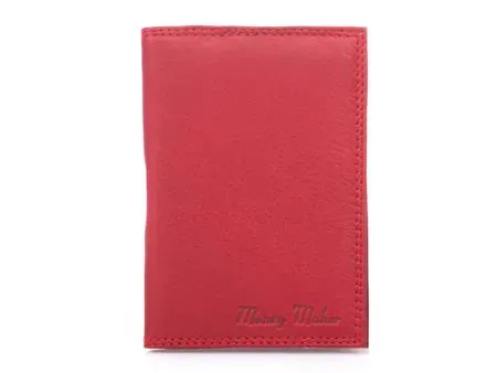 etui na dokumenty skórzane czerwony money maker na Arena.pl