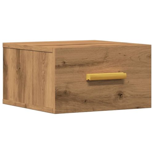 Wisząca szafka nocna, dąb artisan, 35x35x20 cm na Arena.pl