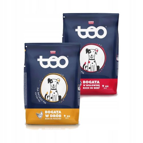 Teo Karma Sucha dla psów Mix 2 smaków 9kg x 2 sztuk na Arena.pl
