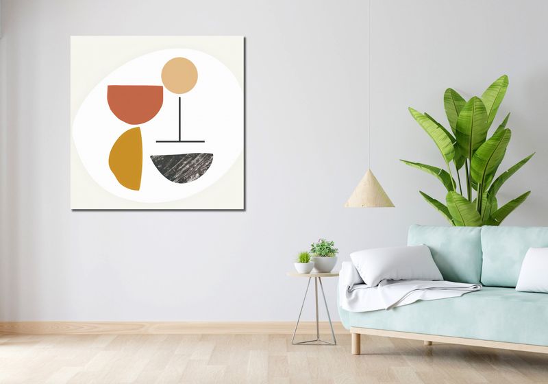 Obraz 100x100cm Kompozycja Balans zdjęcie 2