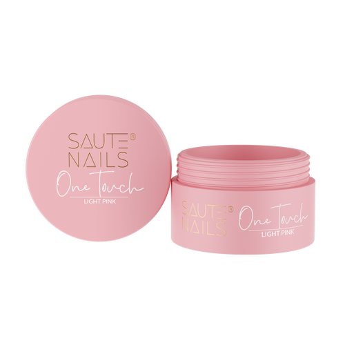 SAUTE NAILS Żel budujący do paznokci ONE TOUCH - LIGHT PINK - 30g na Arena.pl