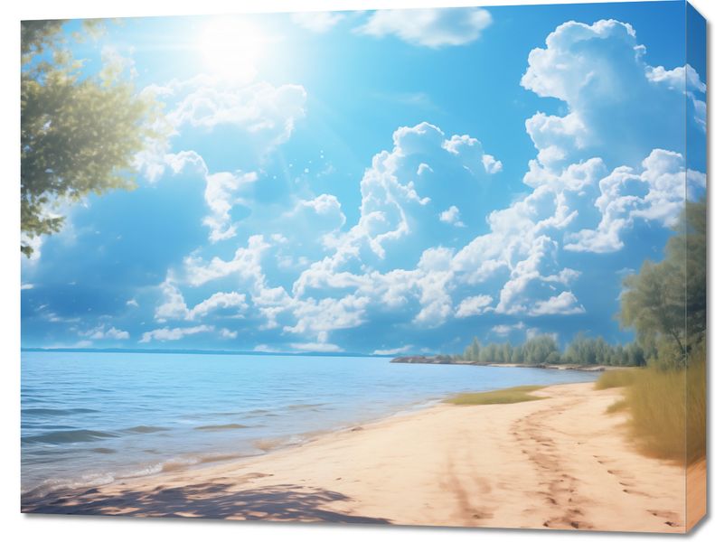 Obraz 90x70cm Letni Dzień zdjęcie 1