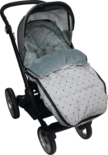 Śpiworek do wózka Dooky Light Grey Crowns 6-36m na Arena.pl