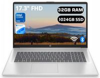 HP 17 INTEL CORE ULTRA 5-120U 14GEN 32GB 1TB SSD Intel Xe W11 FULL HD IPS